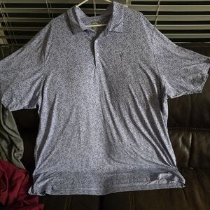 Callaway Light Blue Speckled Polo Shirt